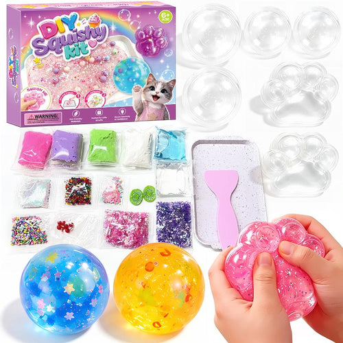 Kawaii DIY Cat Paw Squishy Kit